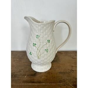 Vintage Belleek Kylemore Pitcher | Irish Porcelain Creamer  Made in Ireland